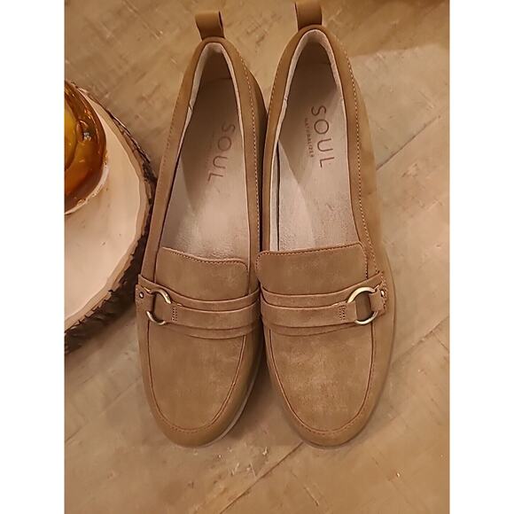 Soul Naturalizer Joyla Slip On Loafer Shoe Tan‎ Platform Clog Chunky Women's 11 - Picture 2 of 5